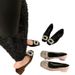 Elegant Rhinestone Shallow Mouth Single Shoes For Women, 2025 Autumn New Versatile Square Toe Flat Loafers_vogvips.com