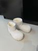 Autumn Winter New Thick Slip-On Fleece-Lined Thickened Warm Snow Boots Casual Versatile Short Mid-Calf Furry Women's_vogvips.com