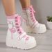 Demonia 2023 New Punk Platform Mid-Calf For Women Cute Hot Girl Motorcycle Boots_vogvips.com