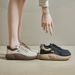 Spring New White Korean Edition Ins Sports Running Female Students Thick Soled Height Increasing Casual Shoes_vogvips.com