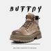 Thick-soled Heightening Men's And Women's Martin Boots Casual Outdoor Comfortable Mountaineering Retro Tooling Boots_vogvips.com