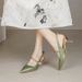899 Fuxing 2025 Summer Pointed-Toe New Chinese Style High Heels Women's French Versatile Backless Sandals_vogvips.com