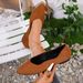 European And American Foreign Trade Large Size Casual Flat Loafers 2025 Autumn New Pointed Soft Sole Outdoor Shallow_vogvips.com