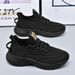 Men Running Shoes Lightweight Soft Elastic Trendy Sports Shoes Thick Soled Cushioned Anti Slip Sneakers Daily Wear Walking Shoes_vogvips.com