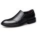 Soft-soled Men's Shoes, Round Head Large Size Foot Shoes, First-layer Casual Leather Shoes Men's Shoes_vogvips.com