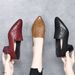 2024 Deep Mouth Pointed Toe Fashion Mid-Heel Work Internet Celebrity Hot-Selling Wedge Spring And Autumn Embroidered_vogvips.com