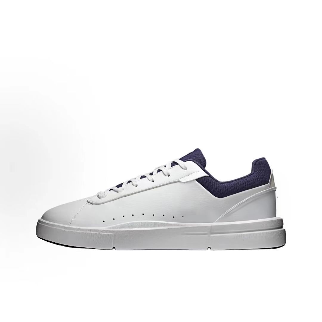New For Cross-Border New, New White Leather Shoes, Versatile And Comfortable, Unisex Thick-Soled_vogvips.com