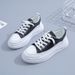 Women's White Sneakers Spring Summer New Leather Panel Breathable Sports Casual Korean Style Outdoor Fashion Travel_vogvips.com