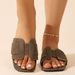 New Solid Color Lightweight Outdoor Casual Flat Slippers Summer Women's Beach Non-slip Wear-resistant Open Toe Flip-flops_vogvips.com