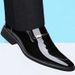 New Autumn Soft-soled Shiny Leather Business Formal For Men, British Style Wedding Shoes, Trendy Men's Shoes_vogvips.com