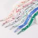 Shoe Accessories flat shoelaces rope black and white color dot elastic shoelaces_vogvips.com