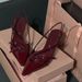 2024 New Style Peep Patet Leather Akle Strap Cat Heel Sadals Sexy Black Silk Poited Toe Stiletto High Heels For_vogvips.com
