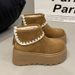Matte Leather Martin Boots With Sponge Sole, Height Increasing Short Boots_vogvips.com
