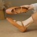 French Retro Mary Jane For Women Spring And Autumn Soft Sole Granny Comfortable Versatile Flat Shoes_vogvips.com