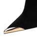319-A12 European And American Style Banquet Light Luxury Women' Slimming Foot-Shaping Suede Metal Toe Winter Short_vogvips.com