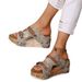 Cross-Border In-Stock European And American Fashion Wedge Fish Mouth Sandals For Women Summer New Rivet Platform Thick_vogvips.com