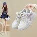 Daddy Shoes Female Student Sports Running Casual Mesh Breathable_vogvips.com