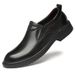 Suit Leather Shoes Men's Alligator Pattern Casual Men's Round Head Formal Leather Shoes_vogvips.com