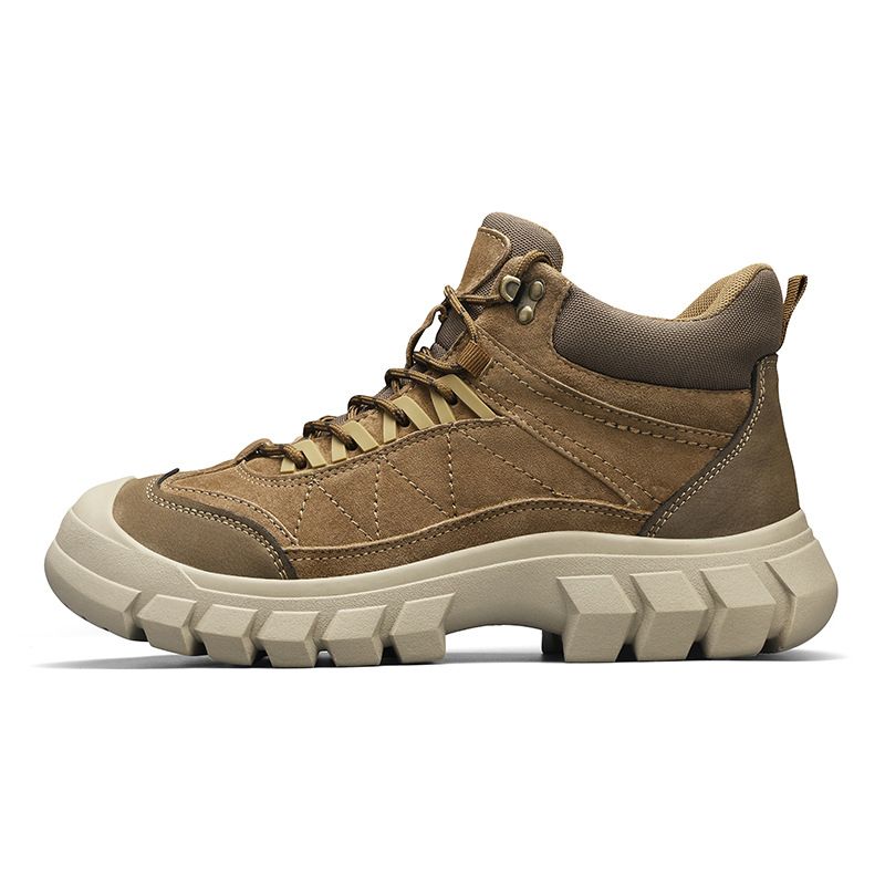 2025 New Men's Retro Martin Boots Fashionable Autumn And Winter Fleece-Lined Warm Durable Hiking Shoes For Men_vogvips.com