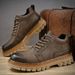 European Warm Series Italian Clearance High-End Genuine Leather Martin Men's Low-Cut Work Single Boots_vogvips.com