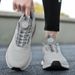 SENTA Men's Running Shoes For Men Mesh Breathalbe Athletic Sports Jogging Shoes New Cushioning Reflective Training Sneakers Men_vogvips.com