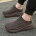 Cross-border Large-size Breathable Mesh For Men And Women, Fly-knit Sports Wide-fit Barefoot Shoes, Flat Slip-on Casual_vogvips.com