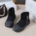 Fleece Thickened Open Smile Snow Boots Men And Women Ugly Cute Big Head Martin Boots Thermal Cotton Shoes_vogvips.com
