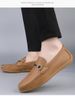 Lazy Shoes Large Size Loafers Handmade Shoes, Men's Shoes Small Size Casual Leather Shoes_vogvips.com