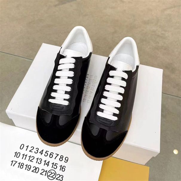 European Style Mm6 German Training For Women 2025 Summer New Round Toe Low-Top Suede Classic Casual Sports Shoes_vogvips.com