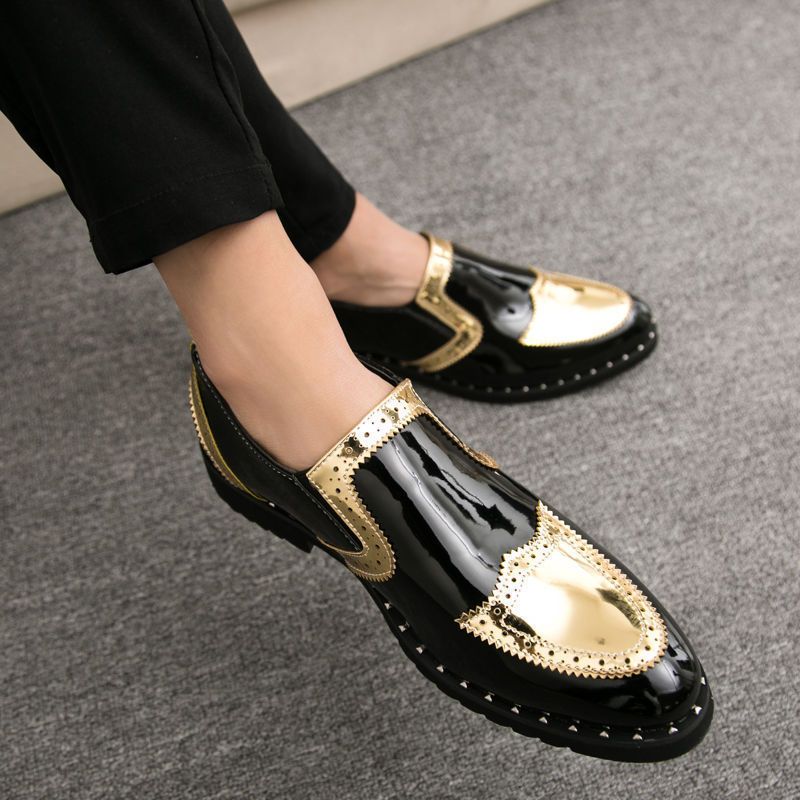 Men's Loafers Breathable Casual Leather Moccasins Business Slip On Shoes_vogvips.com