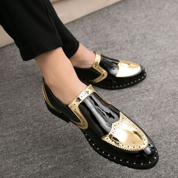 Men's Loafers Breathable Casual Leather Moccasins Business Slip On Shoes_vogvips.com