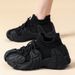 Spring New Ugly And Cute Dopamine Octopus Coconut Flyknit Casual Thick Soled Sports Women's Shoes_vogvips.com