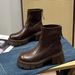 2025 Autumn Winter New Thick-Soled Versatile British Style Short Mid-Calf Fashion Women's Boots_vogvips.com