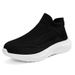 New casual sports shoes Running shoes soft sole lazy shoes_vogvips.com