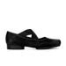 wangjia Wangjia High End Leather Edition Pig Nose Square Toe Distressed Retro Mary Jane Cross Strap Chunky Heel Ballet_vogvips.com