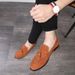 Autumn New Men's Tassel Loafers With Suede Lightweight Soft Soled Shoe Covers And Bean Shoes_vogvips.com