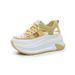 Roman Sandals Women's Hollowed-out Breathable Thick-soled Inner Height-increasing Design Sense Niche Casual Dad Shoes_vogvips.com