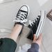 Thick Soled Two On Canvas For Women Spring New Korean Version Versatile Half Drag Trendy One Foot White Lazy Shoes_vogvips.com