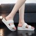 Women's Shoes New Summer Slippers For Home Non Slip Wedge Heel Flip Flops Outdoor Versatile Height Increasing Women's Shoes_vogvips.com