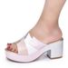 Italian Design Wedges For Women Platform Shoes High Heels Strong Heel Pumps Lady Wedge Sandals_vogvips.com