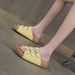 Korean Style Three-breasted Platform Slippers Women's Outer Wear Casual Versatile Beach Shoes Non-slip Women's Slippers_vogvips.com