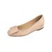 Women's Classic Mary Jane Pumps – Pearl Accent Round-Toe Shoes With Hidden Heel & PU Lining For Everyday Elegance Nude High Heels, Summer Style._vogvips.com