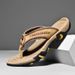 Main Flat Casual For Men Summer Breathable Comfortable Trendy All-match Lightweight Wear-Resistant Beach Sandals_vogvips.com
