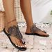 2025 New European And American Butterfly Sandals Bohemian Rhinestone Comfortable Round-Toe Beach Vacation Plus Size_vogvips.com