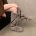 Inner Height Increase Fleece-Lined Thickened Snow For Women 2025 New Autumn Winter Warm Furry Cotton Shoes High Tube_vogvips.com