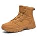 High-top Boots Men Anti-slip Lace-up Thick-soled Outdoor Hiking Shoes Men Comfortable Casual Durable Casual Sports Shoes Men_vogvips.com