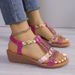 SHLIANG Shoes for Women Summer Women Wedge Bohemia Rhinestones Casual Platform Sandals Female Peep Toe Outdoor Beach Shoes 34-43 Y0195_vogvips.com