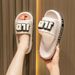 Women's Summer Slippers For Couples, Home Bathroom Slippers, Silent Non-Slip Comfortable Outdoor Thick Sole EVA Slippers With Soft Cushioning_vogvips.com