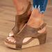 Flat Platform Sandals Large Size Women's Shoe Cover Toe Sandals Women_vogvips.com