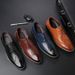 Men’s Shoes casual brogue single shoes lace up men's shoes _vogvips.com
